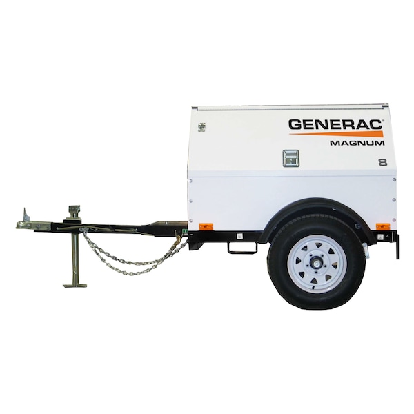 Mobile Diesel Generator, 8kVA Prime, FT4